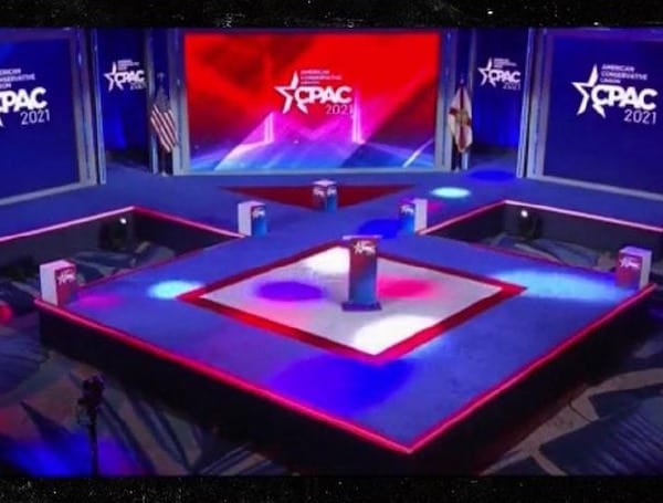 Stage Fright: CPAC Conspiracy Theory About Nazi Symbolism Debunked Stage Fright: CPAC Conspiracy Theory About Nazi Symbolism Debunked