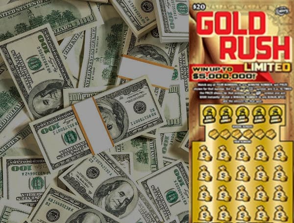Florida Man Claims $5,000,000 On Gold Rush Limited Scratch-Off From RaceTrac