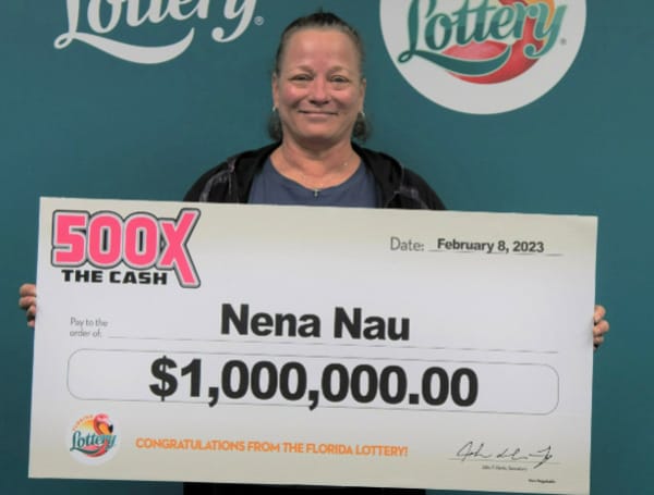 Florida Woman Wins $1 Million From $50 Scratch-Off Lottery Ticket