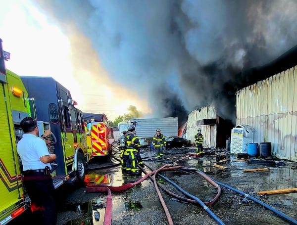 Hillsborough County Fire Rescue Battle 3-Alarm Warehouse Fire In Riverview Hillsborough County Fire Rescue Battle 3-Alarm Warehouse Fire In Riverview