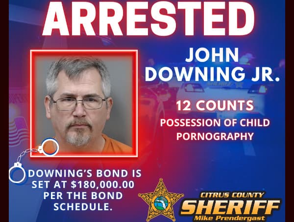 55-Year-Old Floral City Man Arrested On Multiple Child Porn Charges