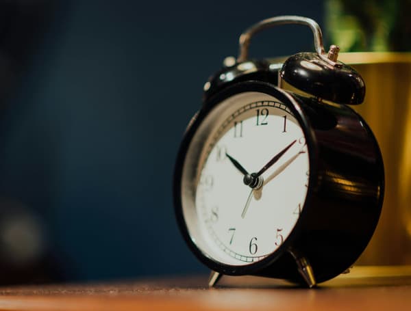 Clock on nightstand (File)