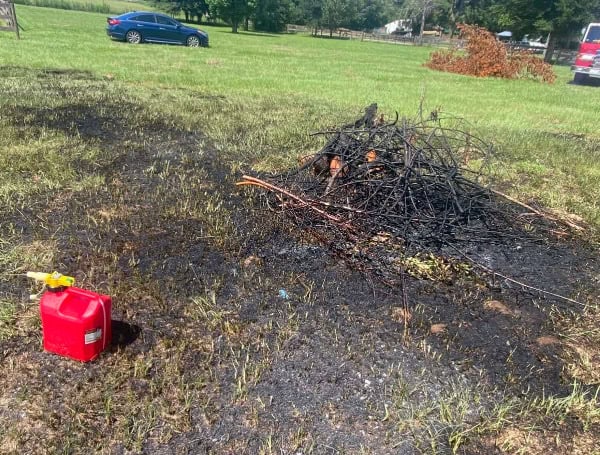Hernando County Fire Rescue Responds To Burns Caused By Using Gasoline To Start A Fire