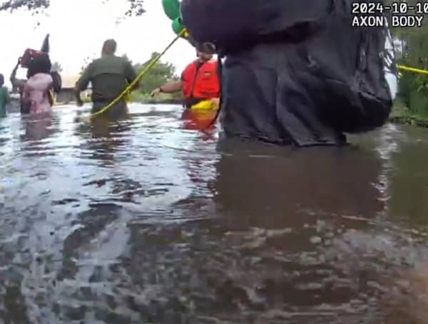 WATCH: Hillsborough County Deputies Brave Floodwaters To Rescue Trapped Dover Family