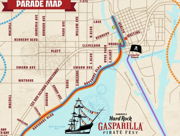 Gasparilla Pirate Fest: Prepare For Major Road Closures And Traffic Impacts This Weekend