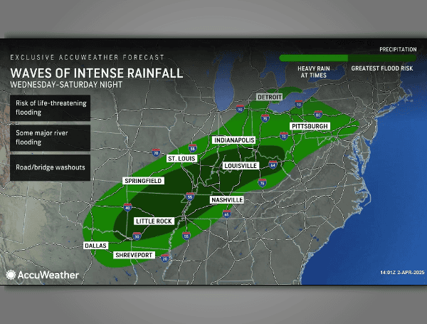 “Catastrophic” Flooding, Tornadoes Threaten Central, Eastern US; Cold Blast To Follow “Catastrophic” Flooding, Tornadoes Threaten Central, Eastern US; Cold Blast To Follow