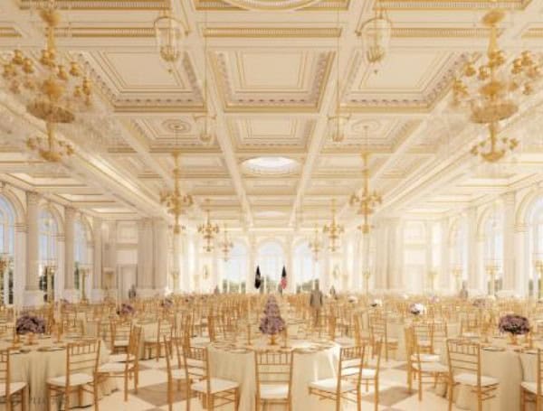 Rendering of the new ballroom interior (White House)
