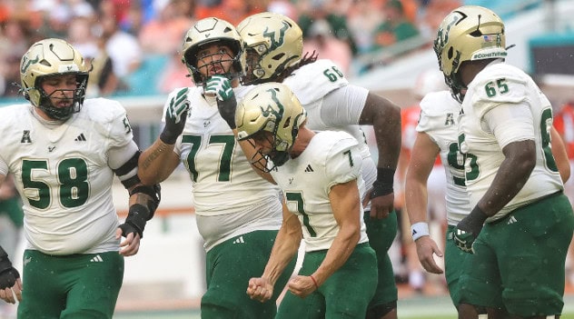 Nico Gramatica's 28-Yard FG (USF Athletics, X)