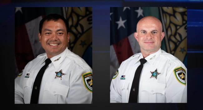 Deputy Sopharmony Muon and Deputy Colton Daniels