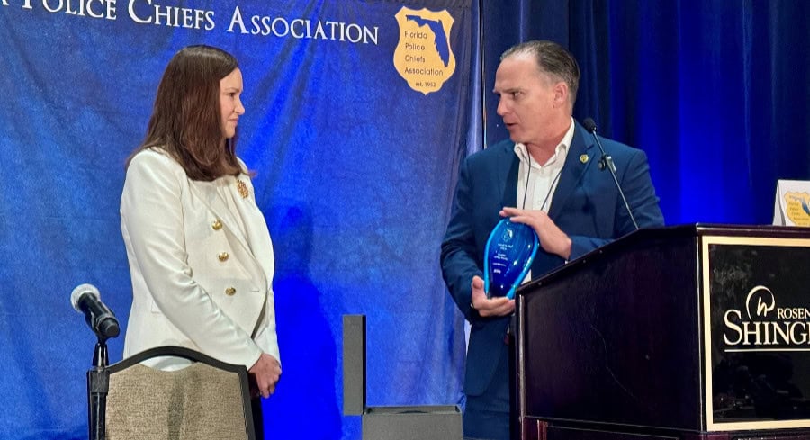 Badge Of Honor: Florida Sen. Moody Grabs Top Police Award At Orlando Summer Rally