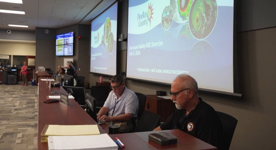 Pinellas County Scrambles The Playbook For Fictional ‘Hurricane Bailey’ In Massive 5-Day Drill
