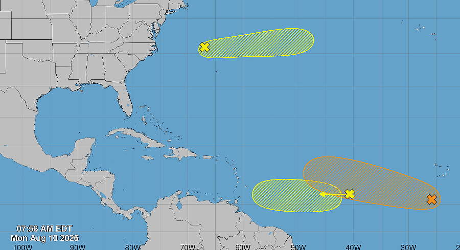 Atlantic Storm Watch: Meteorologists Track 4 Tropical Waves And Potential Midweek System