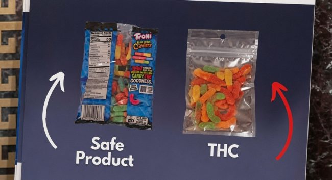 THC Product vs. Real Candy