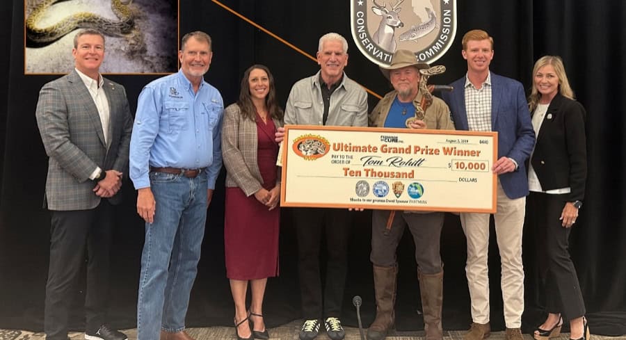 Tom Rahill Claims $10,000 Prize After removing 96 Burmese Pythons In Florida Challenge Tom Rahill Claims $10,000 Prize After removing 96 Burmese Pythons In Florida Challenge