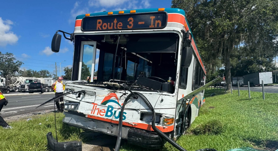 Hernando County Bus Vs. Truck Crash On Cortez Boulevard Sends 3 To Hospital Hernando County Bus Vs. Truck Crash On Cortez Boulevard Sends 3 To Hospital