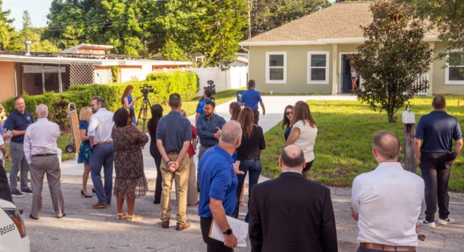 Largo resident celebrates first home rebuilt through Pinellas Recovers