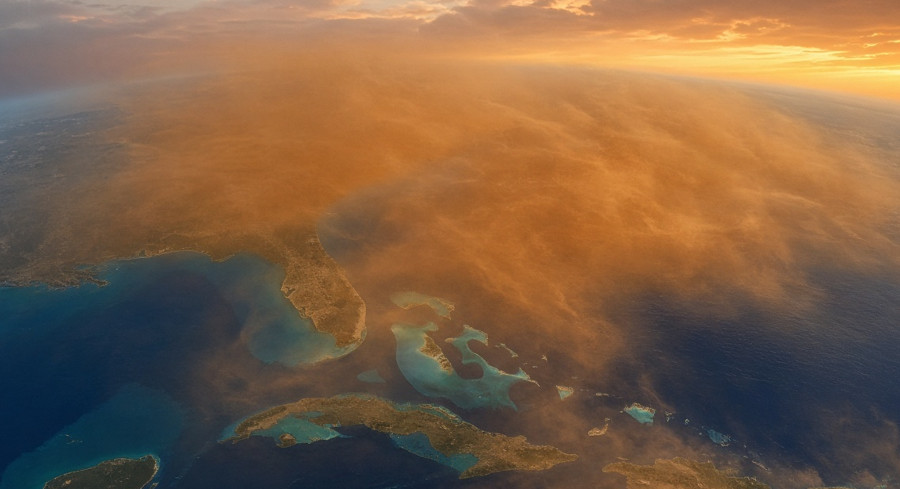 Rare Late-Season Saharan Dust Cloud Drifts Toward Florida And The Caribbean