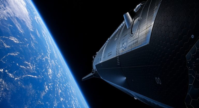 Scale Raptor Engine SpaceX Launches Starship Toward Orbit Despite Engine Loss During Ascent