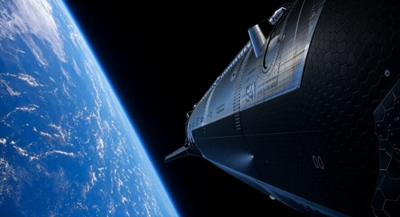 Scale Raptor Engine SpaceX Launches Starship Toward Orbit Despite Engine Loss During Ascent